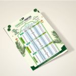 Art paper leaflet printing with premium glossy full-color design