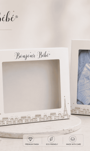 Elegant gift box with window design for premium product packaging
